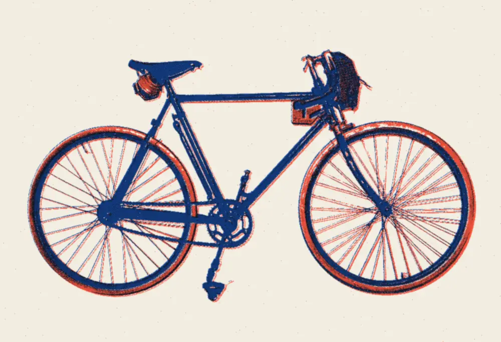 La Peugeot de Luciano Berruti, avec sa plaque L'Eroica n° 1, exposée au musée du vélo de Cosseria (Italie)